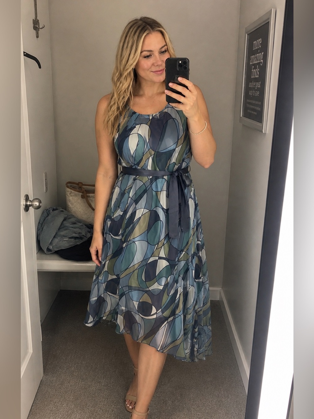 Flirty Blue Summer Dress
